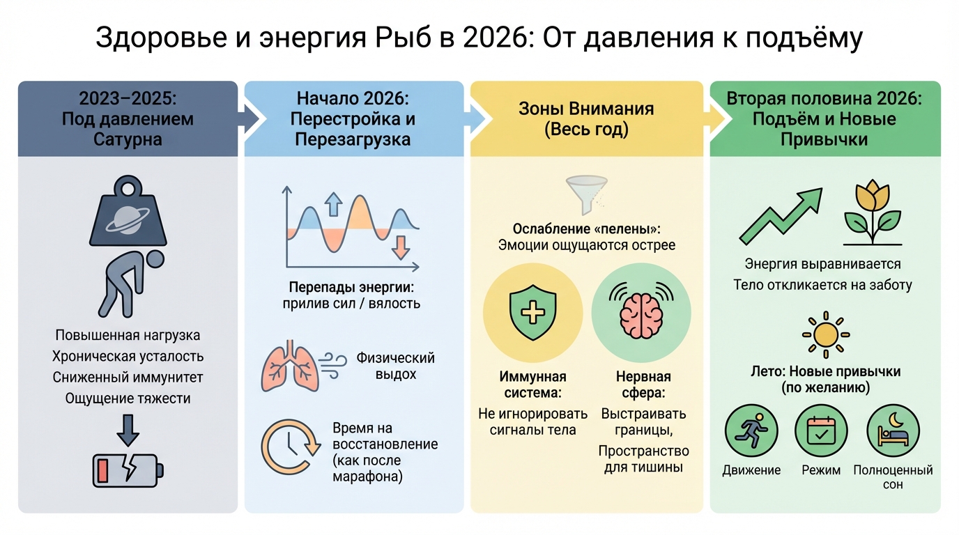 Здоровье Рыб в 2026 году