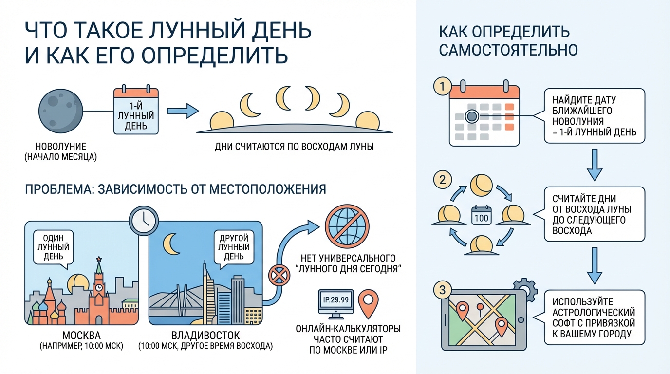 Что такое лунный день и как его определить