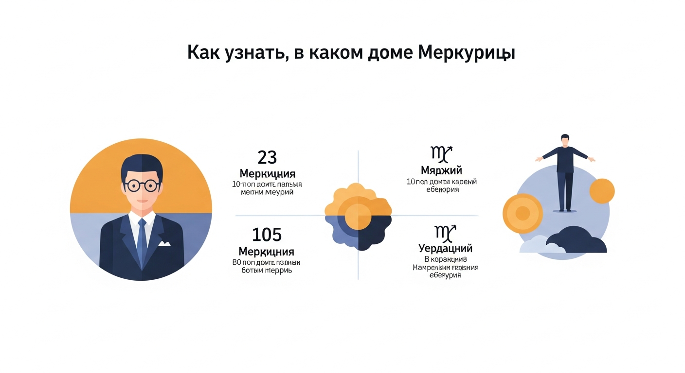 Как узнать, в каком доме Меркурий