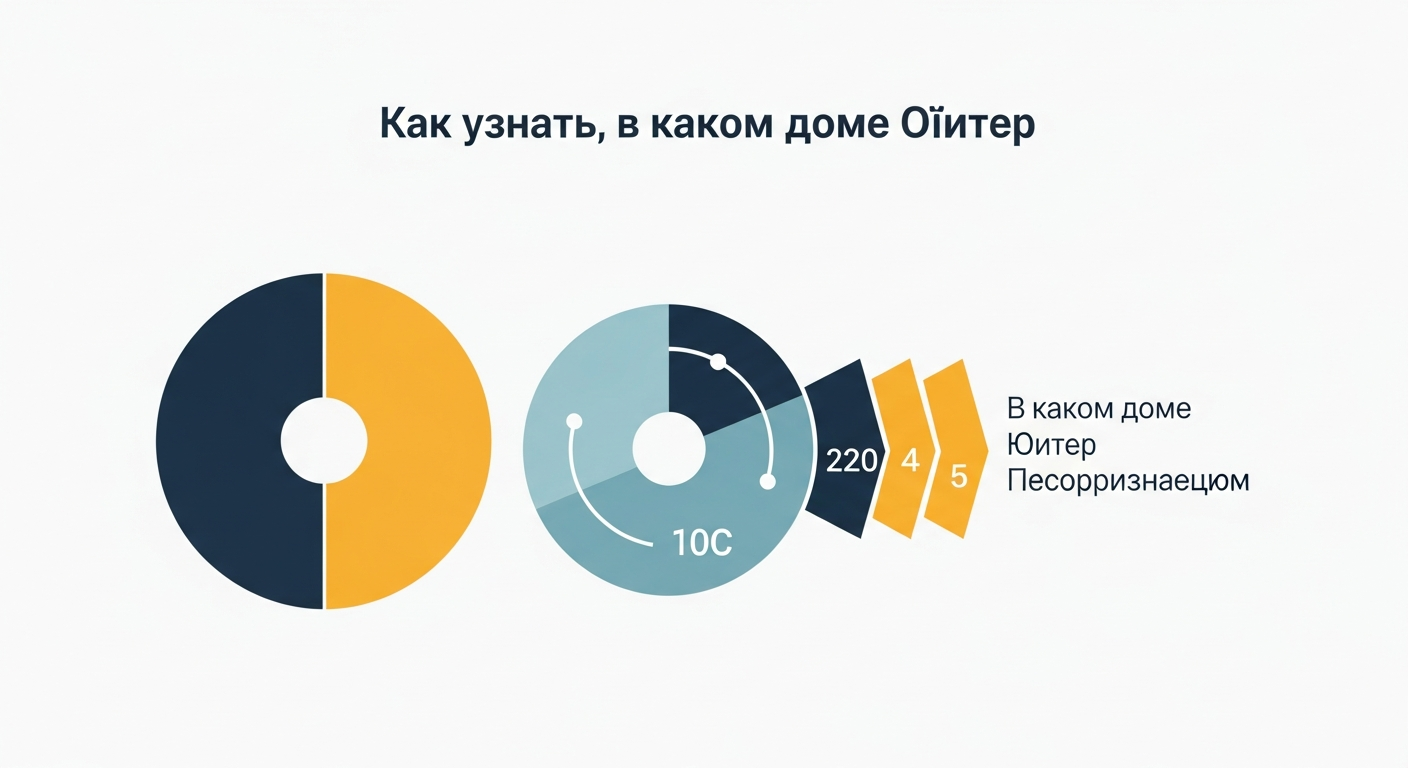 Как узнать, в каком доме Юпитер