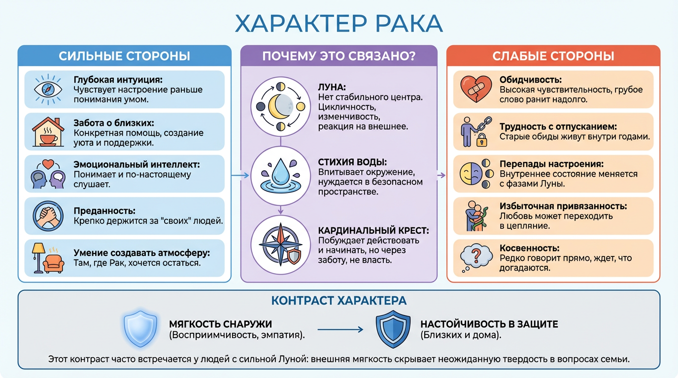 Характер Рака