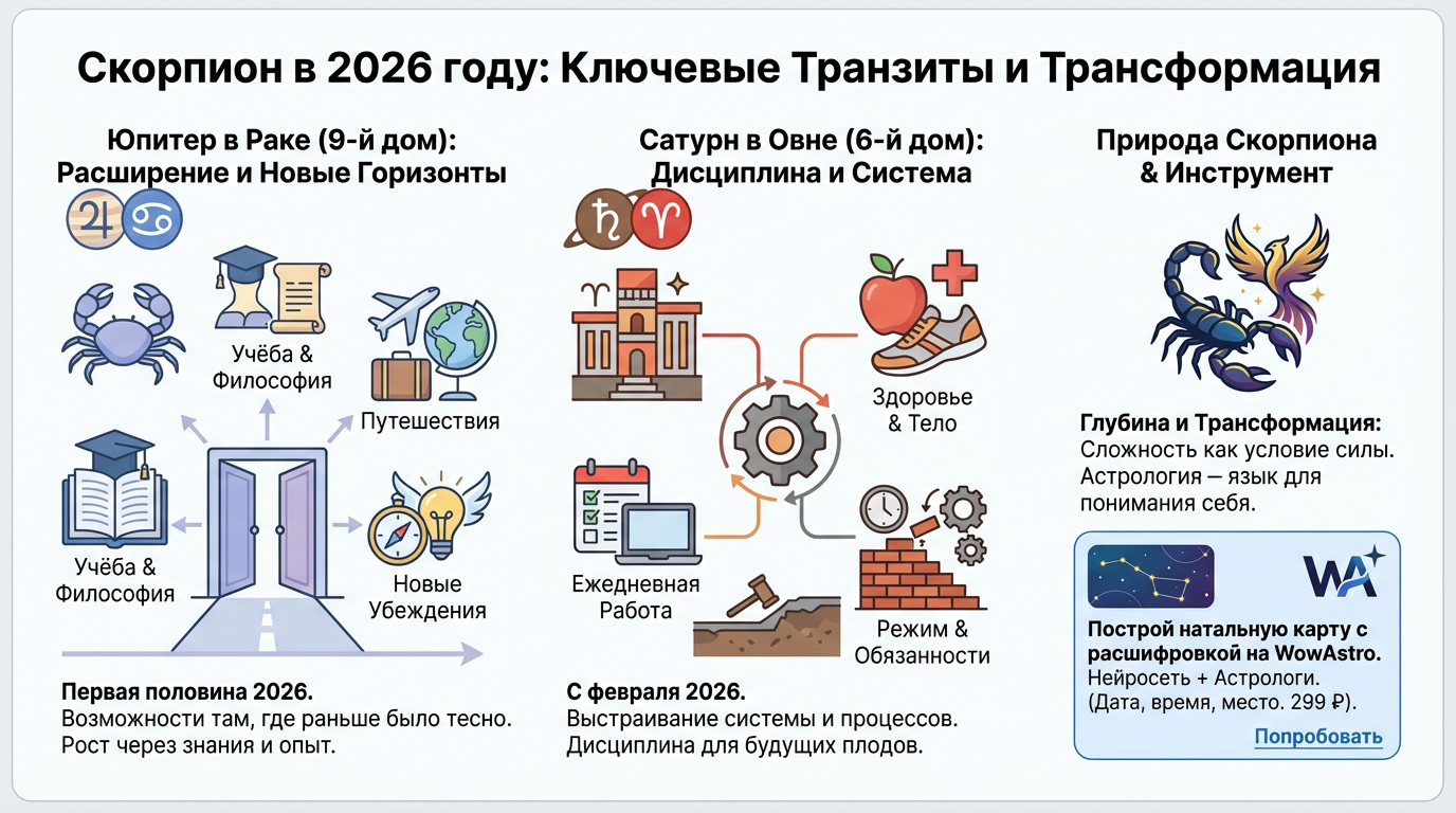 Скорпион в 2026 году