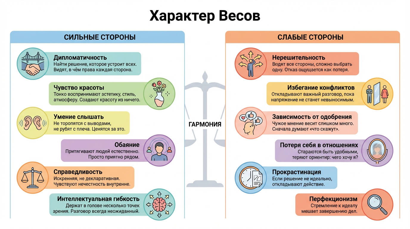 Характер Весов
