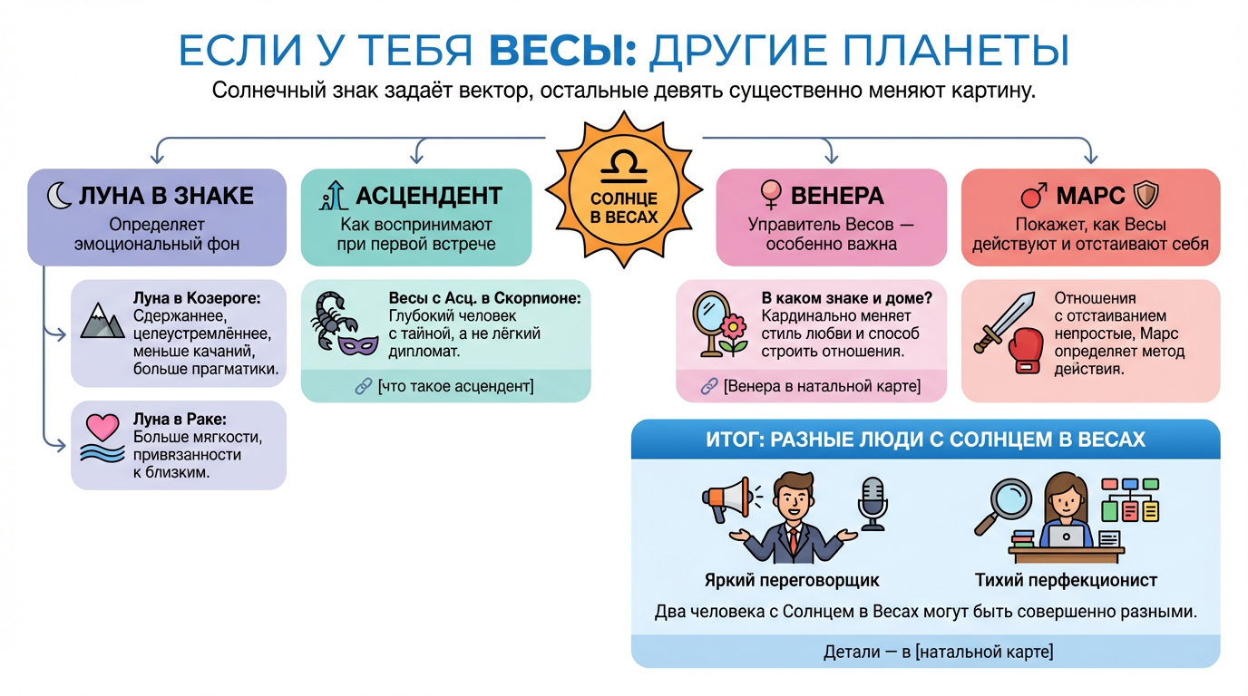 Если у тебя Весы: другие планеты