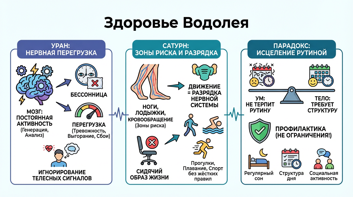 Здоровье Водолея