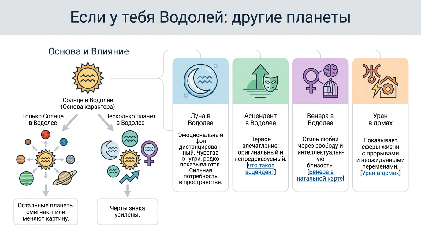 Если у тебя Водолей: другие планеты