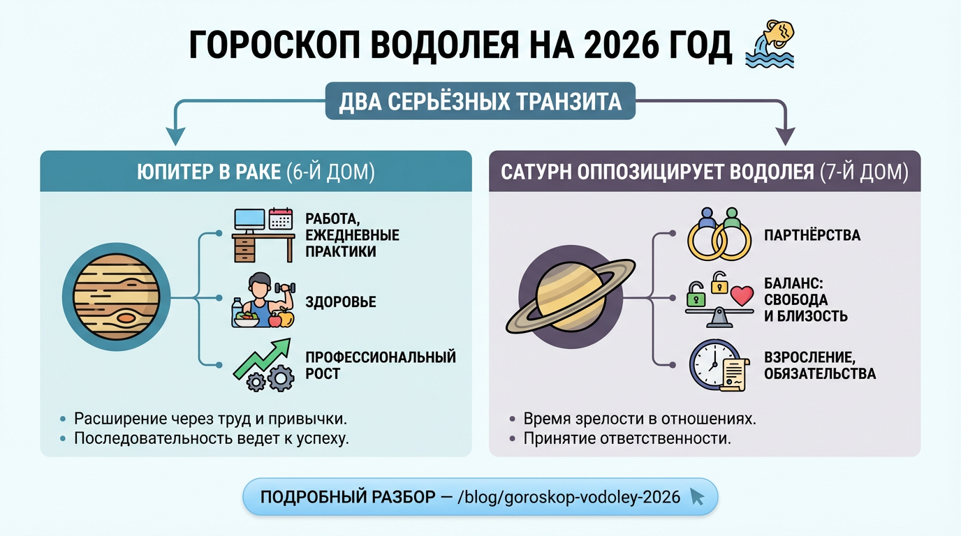 Гороскоп Водолея на 2026 год